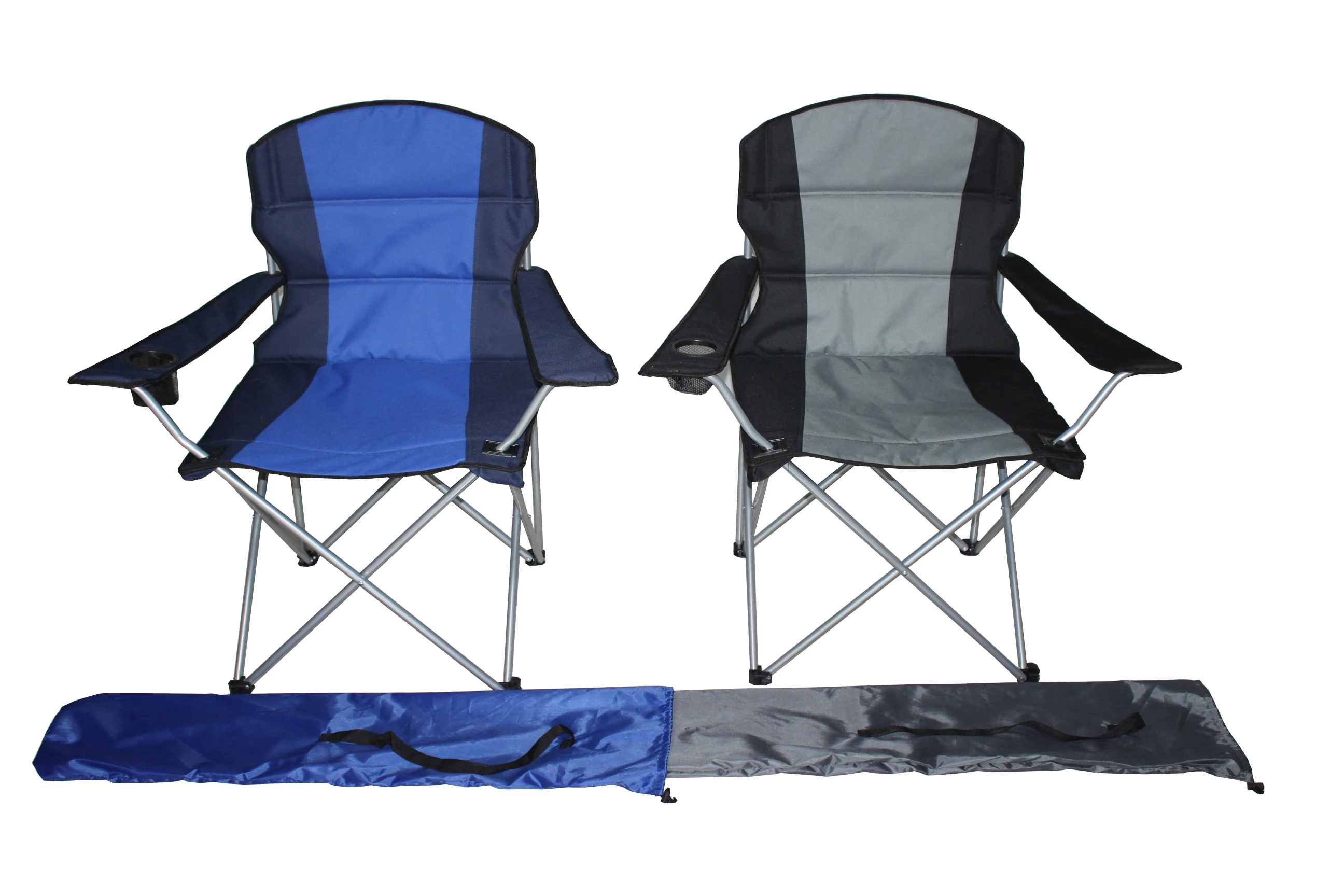 Foldable Aluminium Beach Chair with Armrests