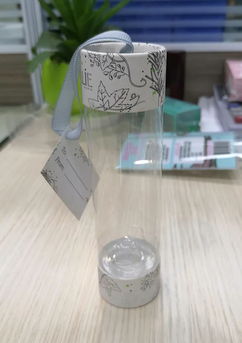 Custom Tube Box PVC/PET Clear Cylinder Round Plastic Packaging