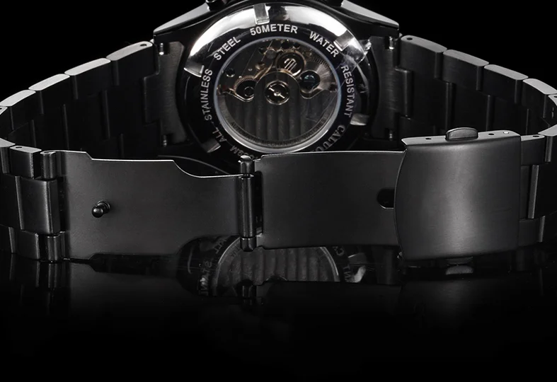 Fashion 316l steel case complete calendar negotiable price custom men automatic mechanical watches