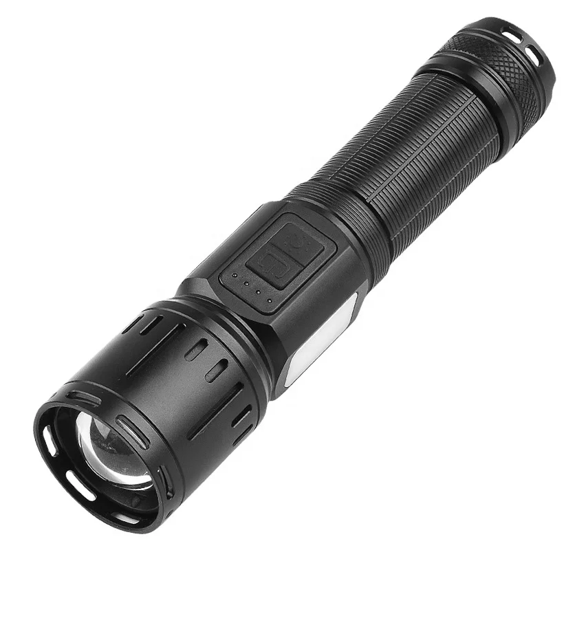 Taikoo rechargeable led wall mounted emergency hotel high lumens detection 26650 battery xm-l2 led flashlight type c