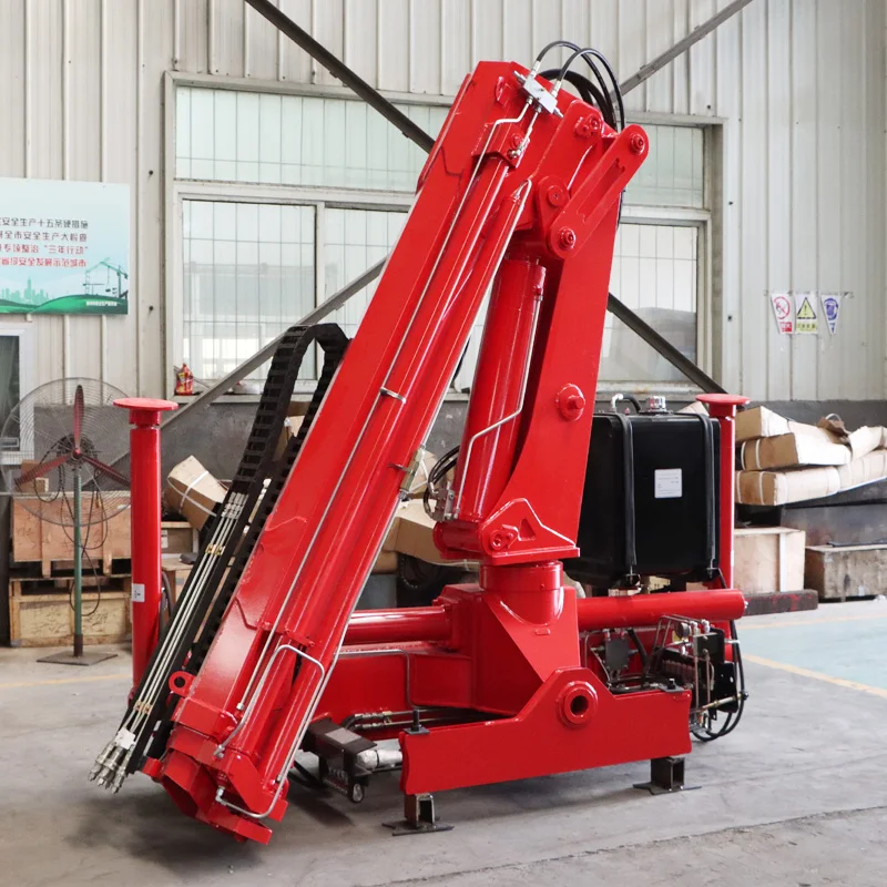 BOB-LIFT 5 ton trailer tow truck crane hydraulic rescue lifting cranes for sale