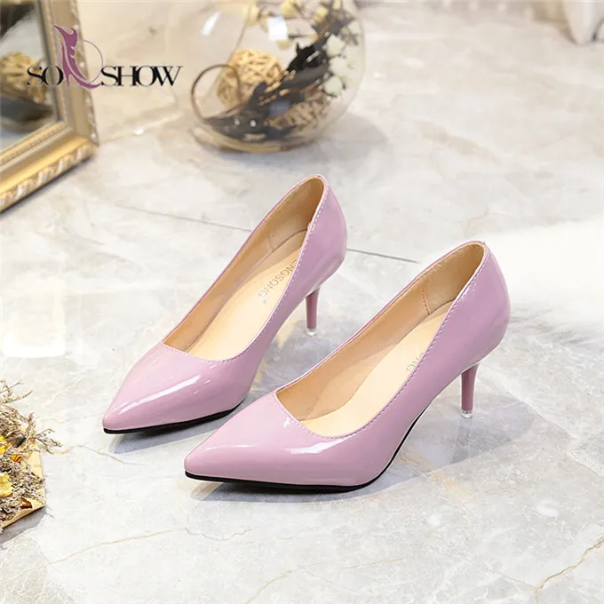China Wholesale hot sale high heel shoes modern office casual high heel shoes for women and ladies