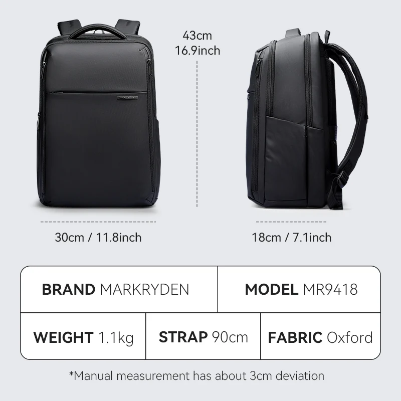 Mark Ryden Wholesale custom logo Laptop Backpacks large capacity duffel bag travel bag Business trip bag for men G1_MR9418