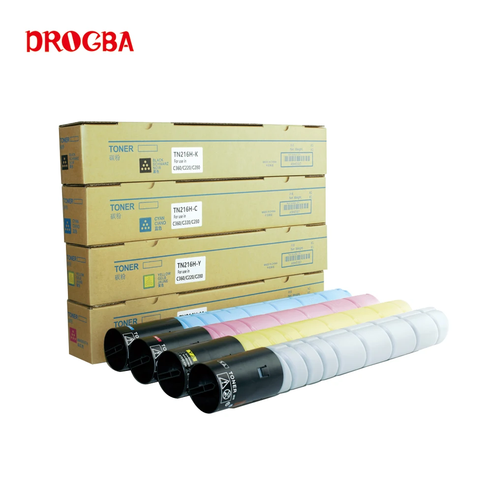 Yangge Best Price High Quality Compatible TN216 TN321 Color Toner Cartridge for Konica Minolta Bizhub C220 C280 copier toner