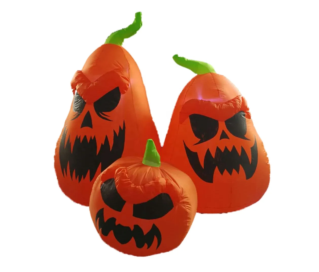 Ourwarm 5ft Outside Floating Lawn Decorative Led Yard Display Custom Inflatable Pumpkin Stack Decoration