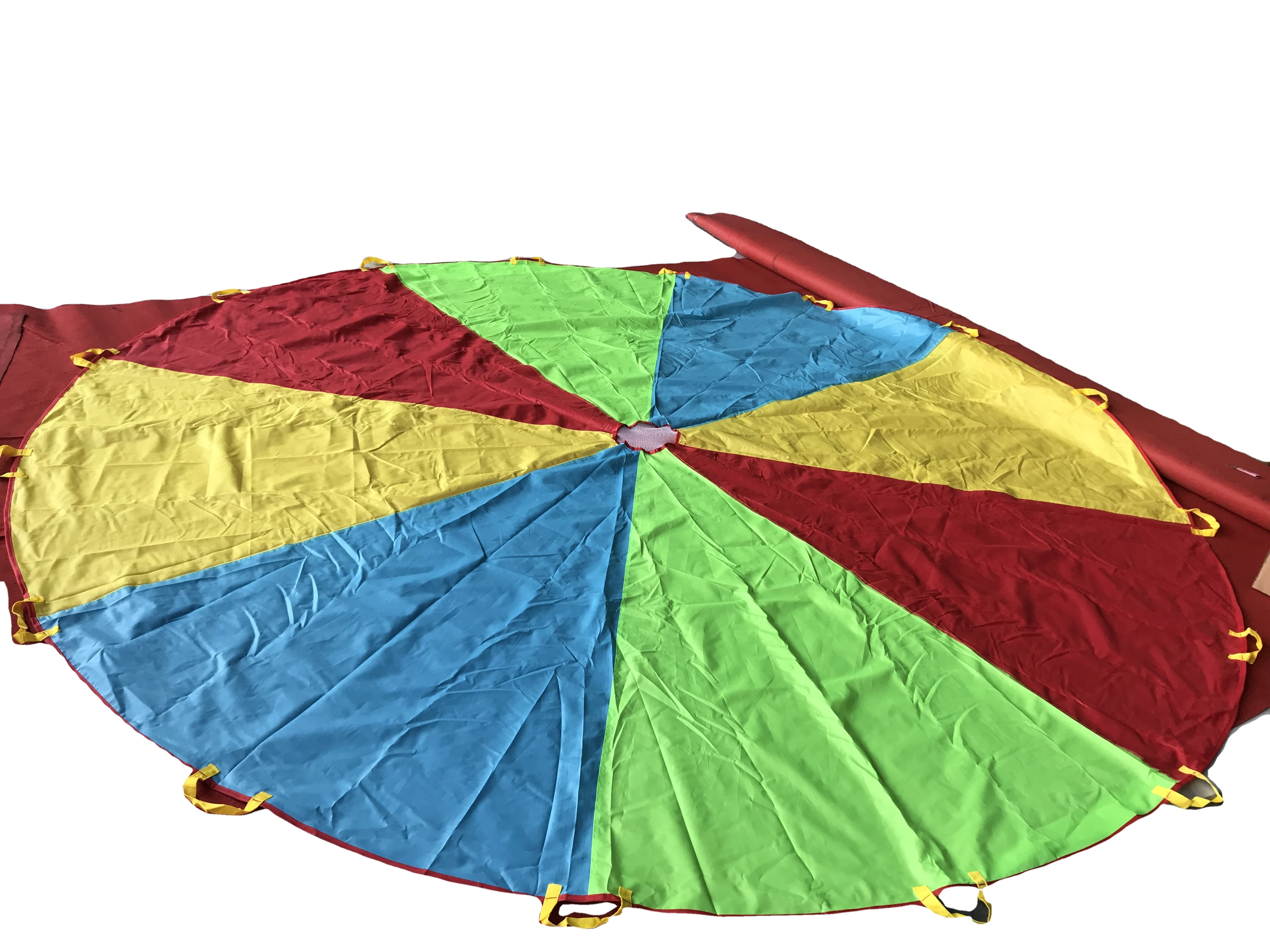 children play 6ft parachute kids outside outdoor play parachute