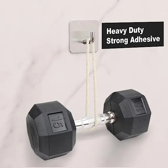 Hooks Heavy Duty Stick on Wall Towel Adhesive Stainless Steel Novelty Metal Storage Holders & Racks
