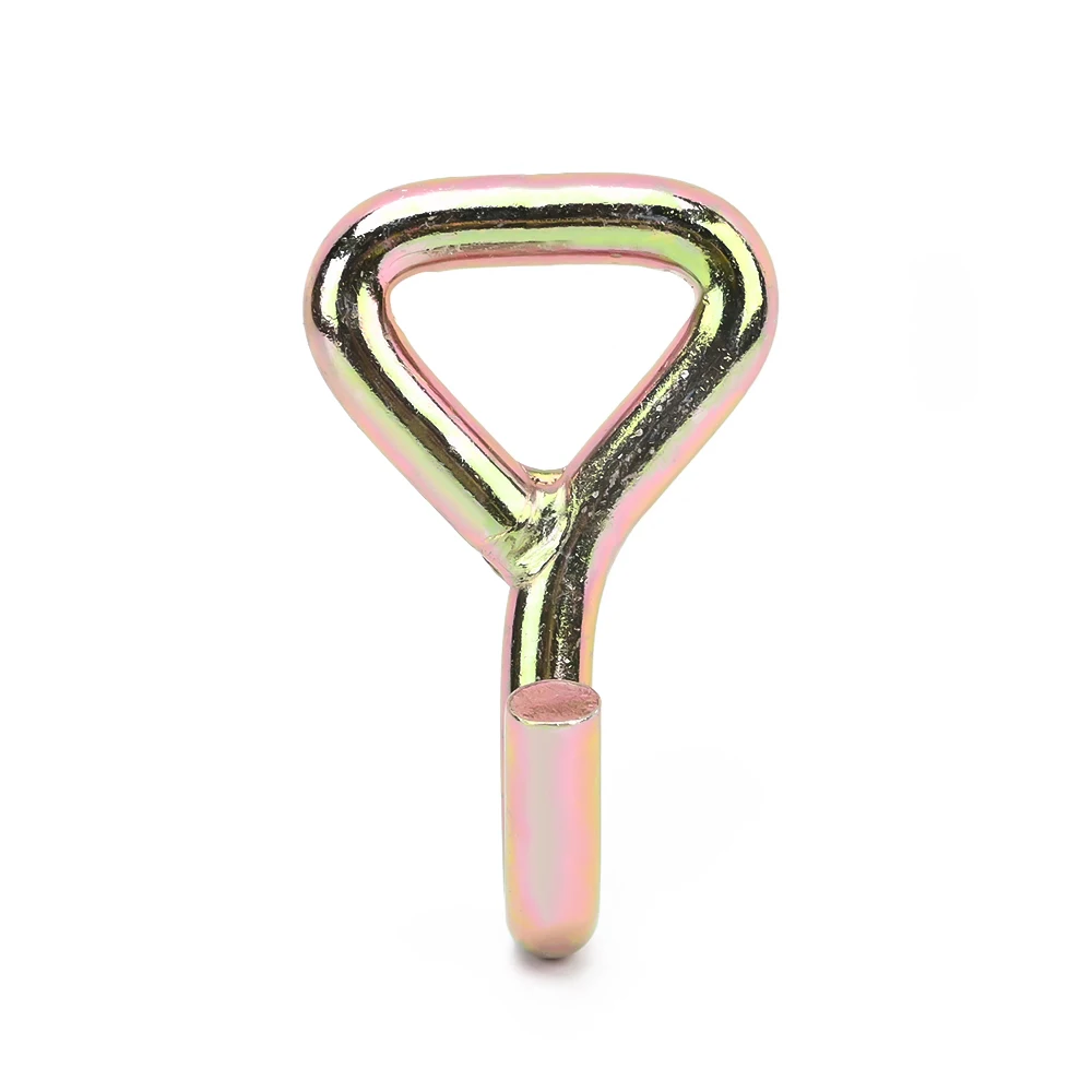 2inch 50mm Metal Single J Hook  Tie Down Hooks For Cargo Control