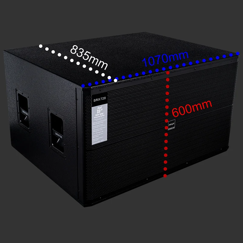 High quality sound equipment/amplifiers/speaker double 18 inch bass dj party stage system audio pa passive professional speakers