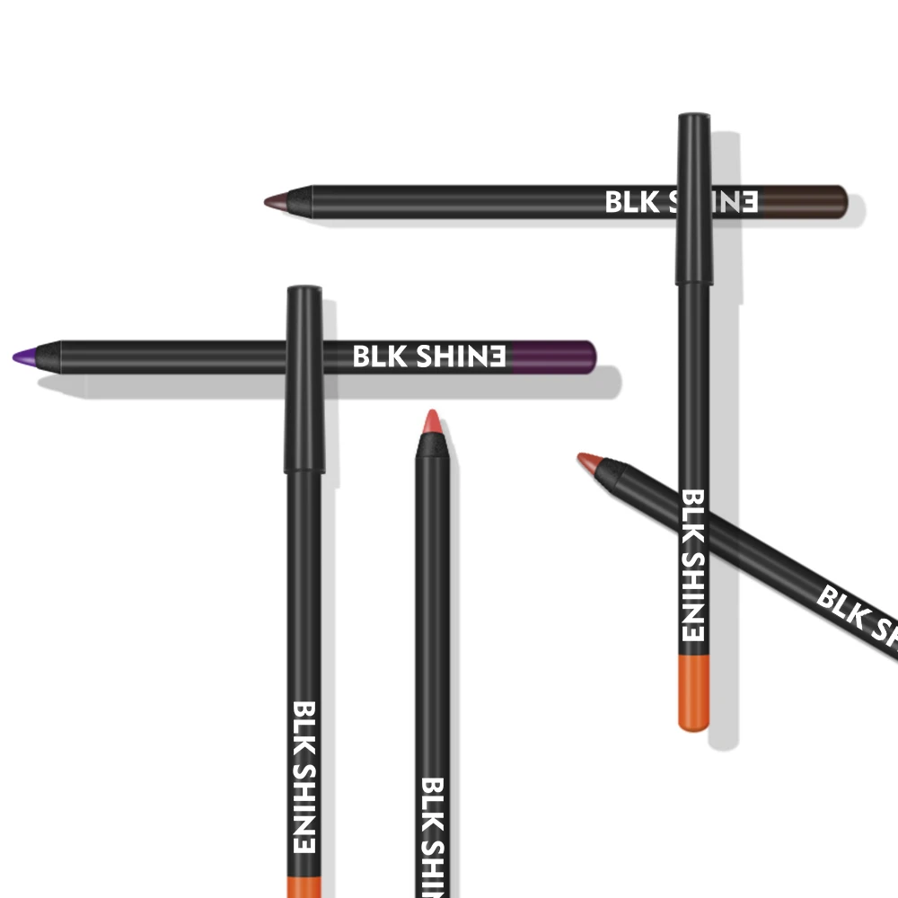 Blk Shine 11 Colors Matte Waterproof Beauty Lip Liner Pencil Long Lasting Lipstick Pencil Cosmetics