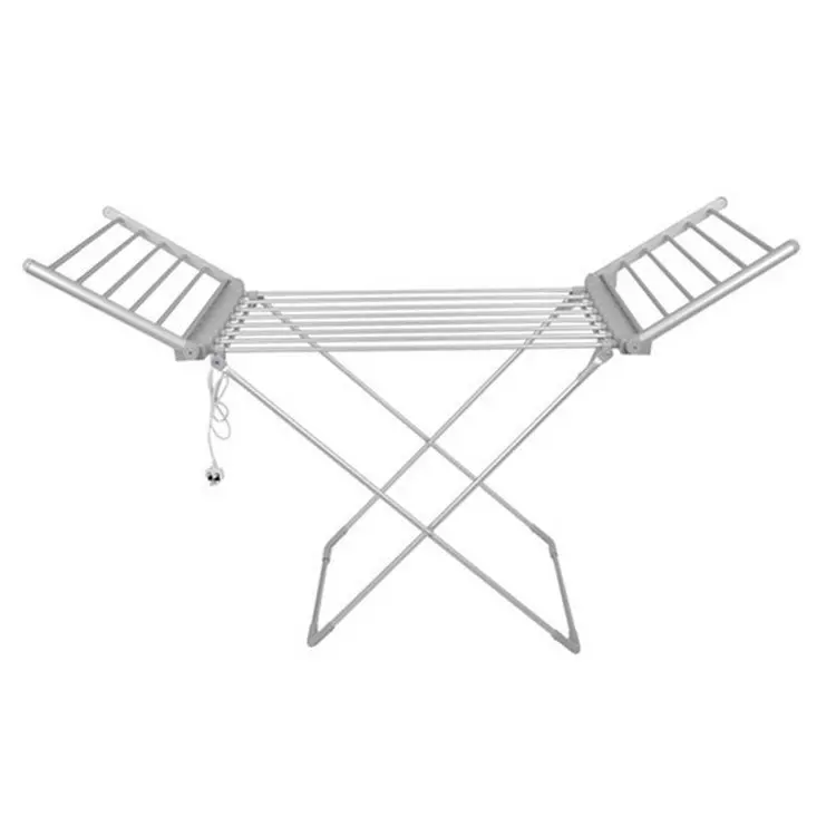Best Selling Energy Save Indoor Electric Laundry Foldable Floor-Type Heated Airer With Heated Wings Clothes Drying Rack