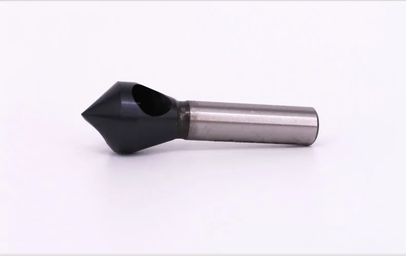 90 Degree 0 Flute Round Shank HSS Countersink Deburring Drill Bit for Metal Counter Sink Drilling