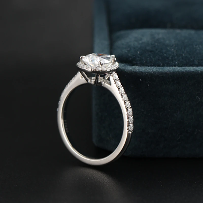 Hot Sale Custom Rings Design 9/10/14/18k  Gold Lab Grown Diamond 1-5ctMoissanite Jewelry Wedding Band Ring