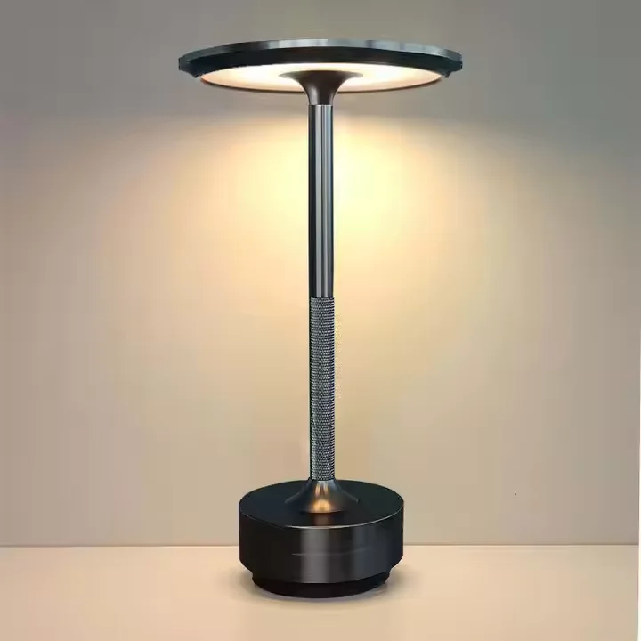 Rechargeable Cordless Table Lamps Portable 5000mAh Battery Table Light 3 Color Stepless Dimming LED Table Light