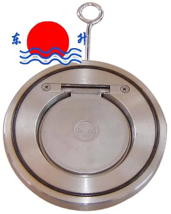 Medium Pressure Thin Single Disc Swing Check Valve with spring