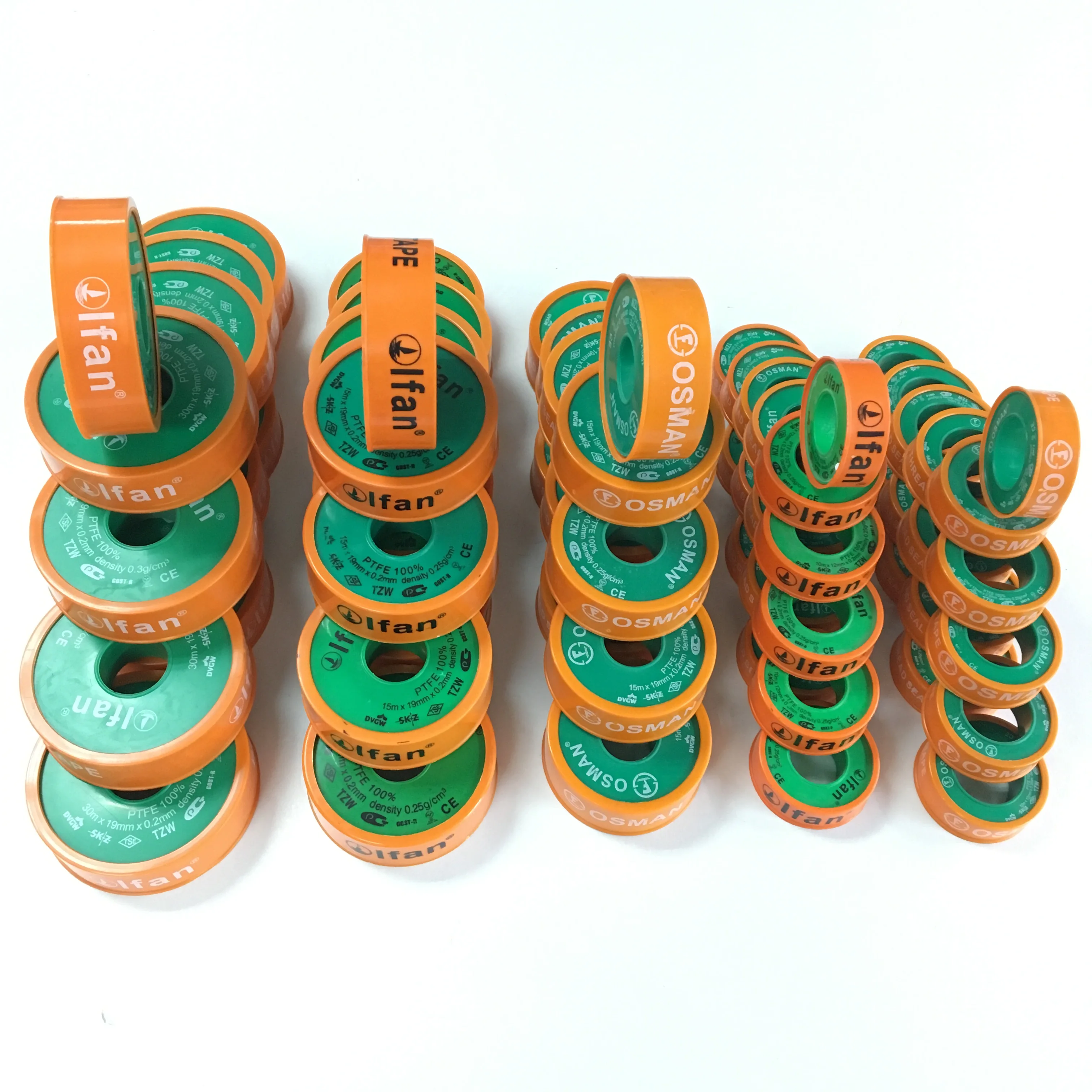 IFAN All Size PTFE Thread Seal Tape Osman Cheper Price Buy PPR Pipe Pure PTFE Tape