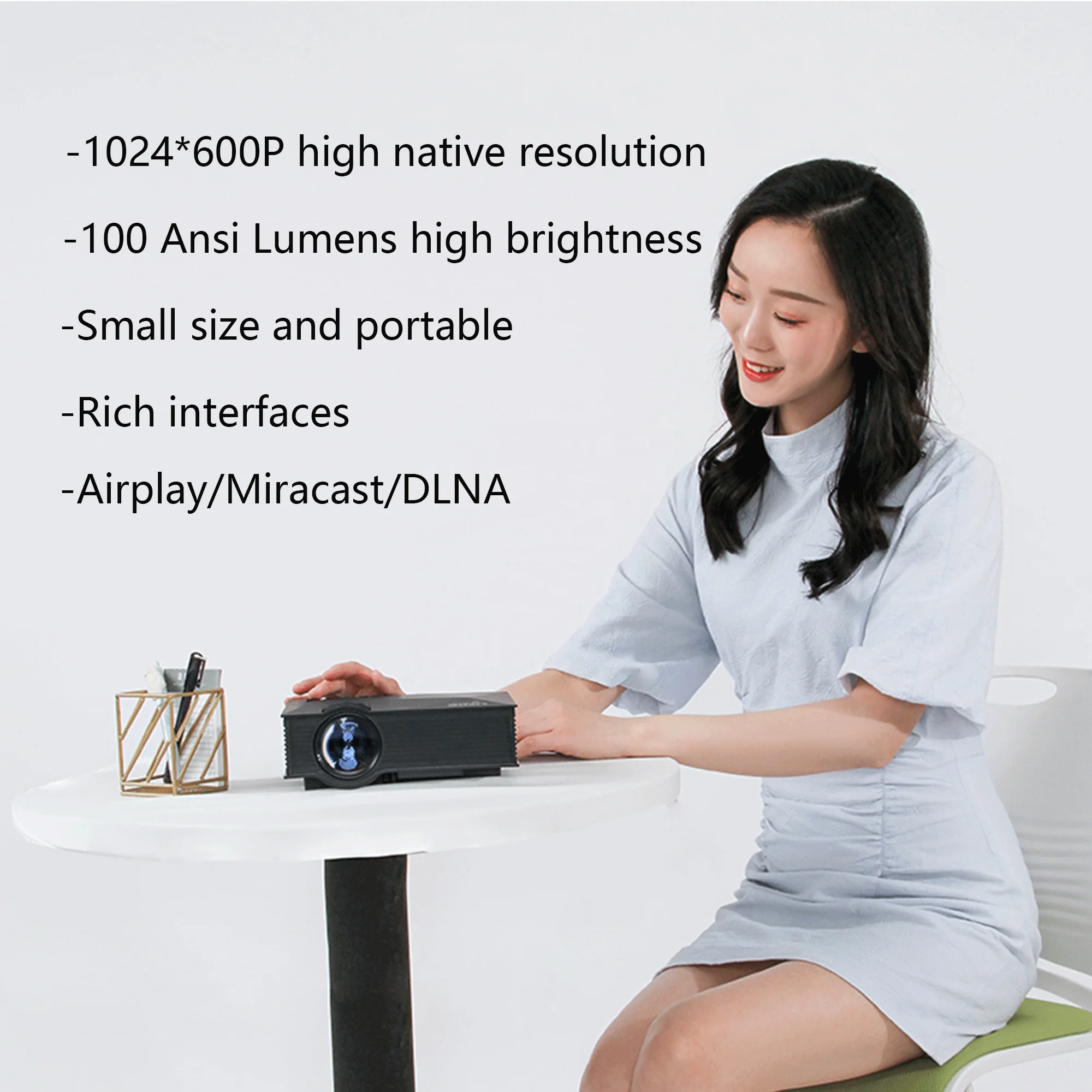 UNIC UC68S dowlab new hot high lumens cheap movie portable projector UC46 upgraded home theater support OEM ODM video projectors