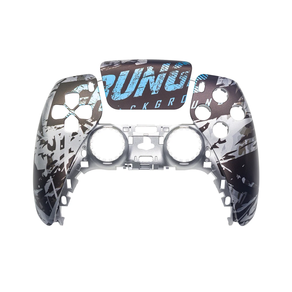 Customized DIY Controller Designs Face Plate Front Shell Back Case Touchpad Pattern Solid Controller Button for PS5