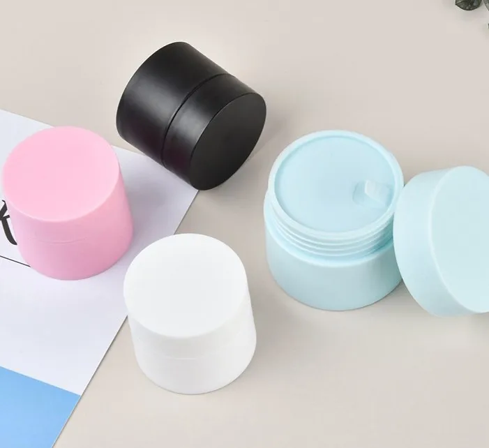 3g 5g 10g 15g 30g 50g 80g skin care cosmetic cream pp double wall plastic jar