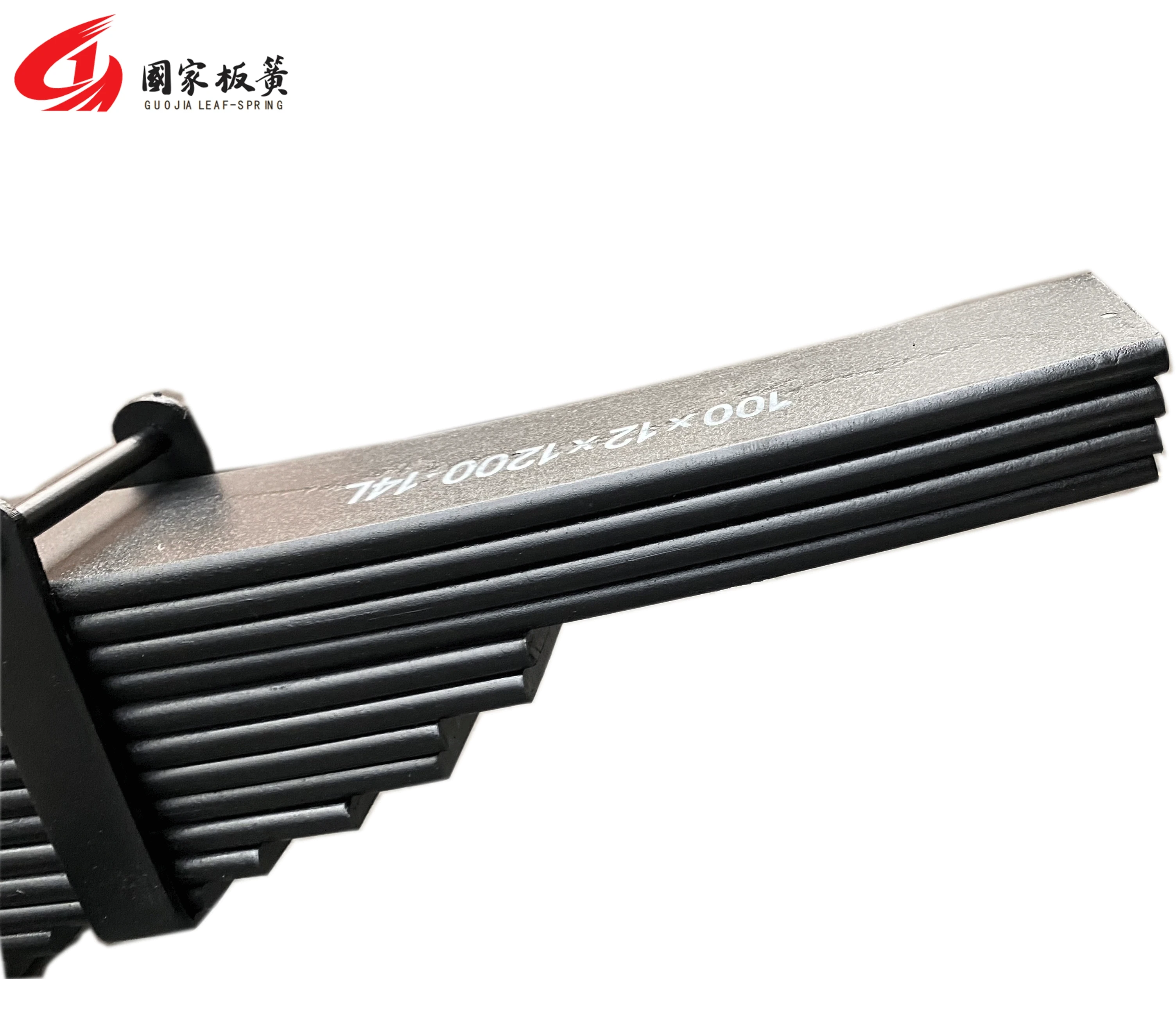 GuoJia factory production  100*12*1200-14L BPW Conventional leaf spring for  BPW Trailer leaf spring