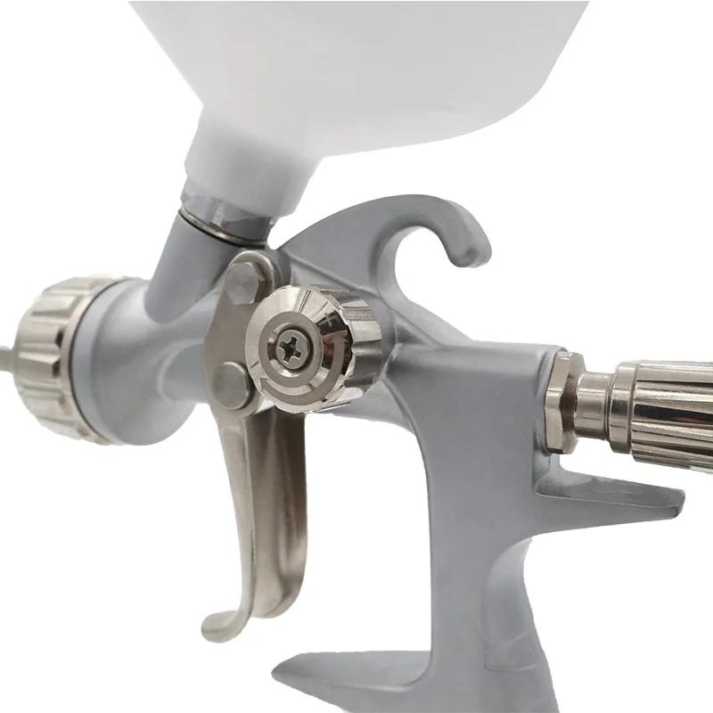 
Multi-functional repairable sprayable pneumatic spray gun with Metal Swivel Cup or Plastic Swivel Cup 