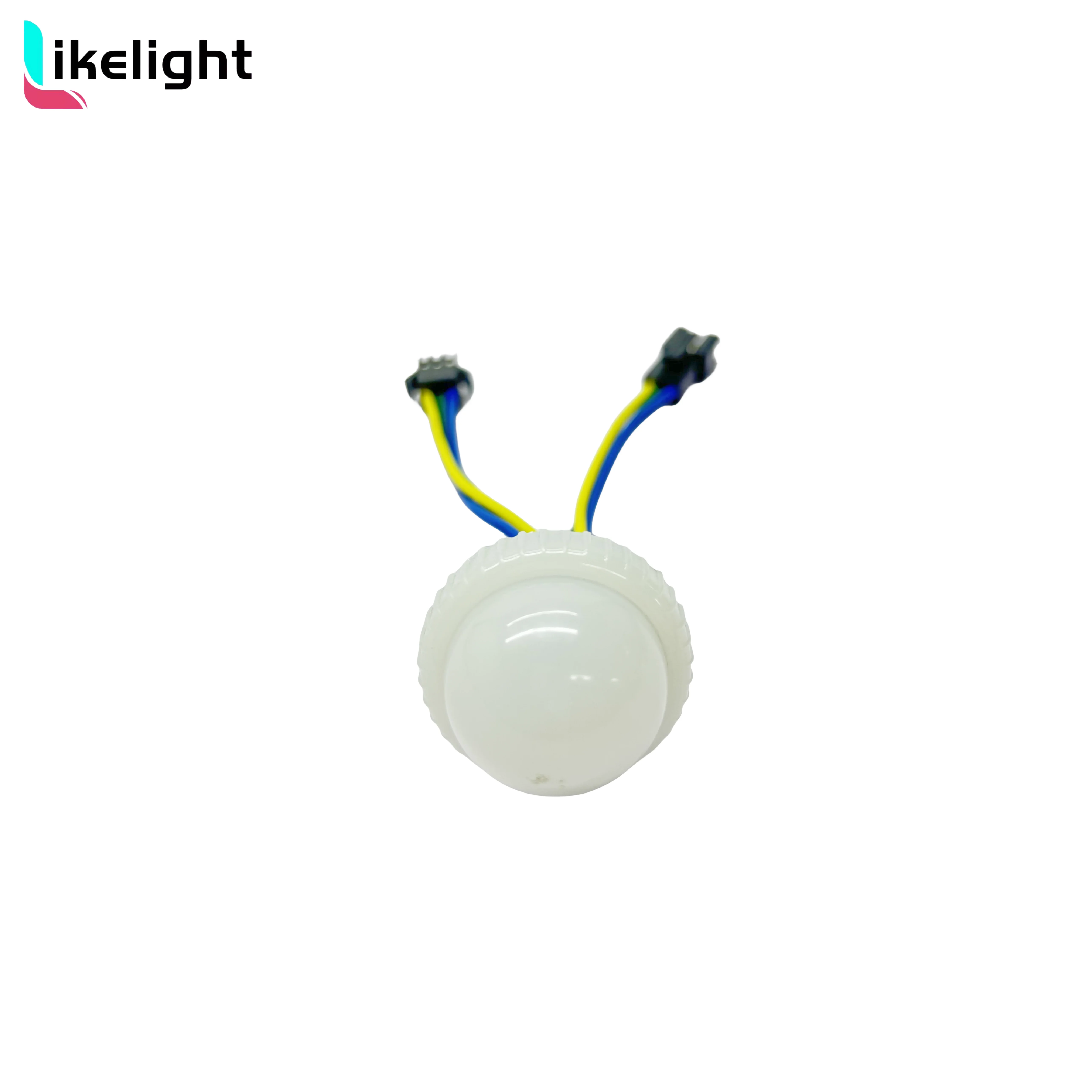 DC12V 26mm 3diodes RGB amusement park light cabochon led pixel point lights for Carnival Numerically lettered sign lights