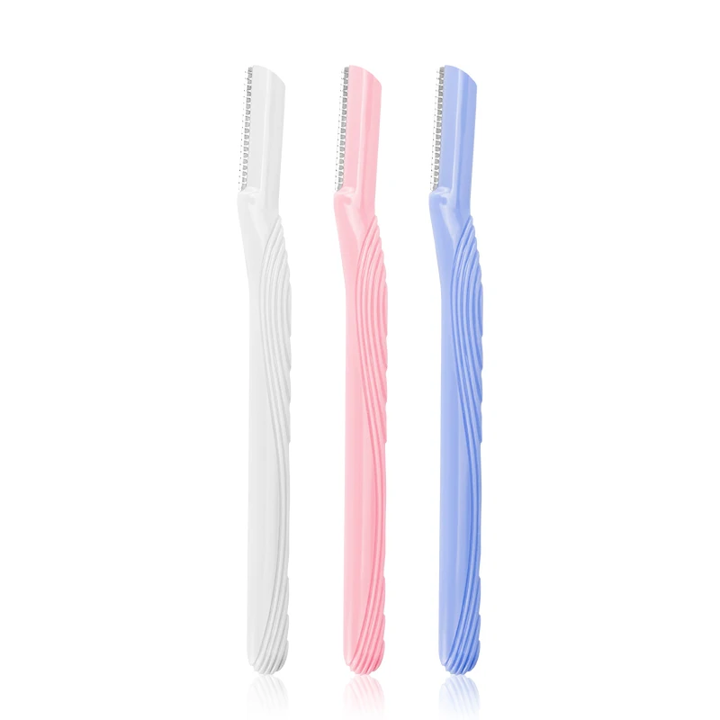 Ladies Flamingo Touch Up Shaper Blade Face Razor With Precision Cover