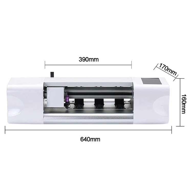 Laptop Protector Hydrogel Film TPU Sheet Cutting Machine With Touch Screen Intelligent Screen Protector Cutter