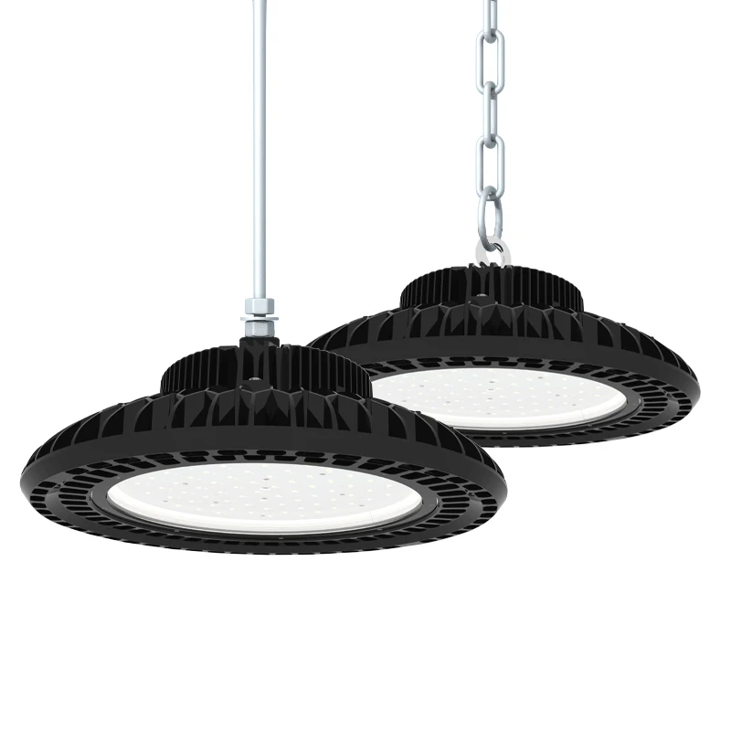 ADC12 Die-Casting Aluminum UFO Led Industrial High Bay Light 100w 150w 200w IP65 Factory Price High Bay Light Workshop Led Lamp