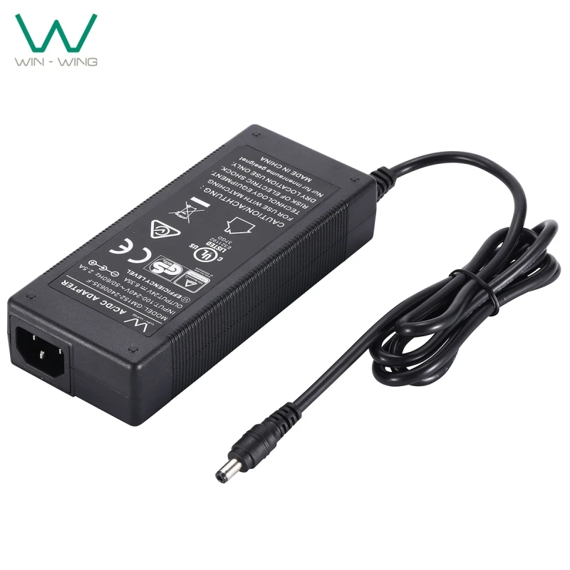 
Power supply adapter 32V 34V 36V 42V 48V 52V 56V 2A 3A 4A 5A 6A 7A AC DC adapter UL62368 TUV-GS UKCA RCM 