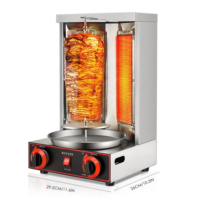 Регулируемая газовая машина для сжиженного углеводородного газа Doner Shawarma 3 с тремя горелками нагревательная газовая машина для кебаба