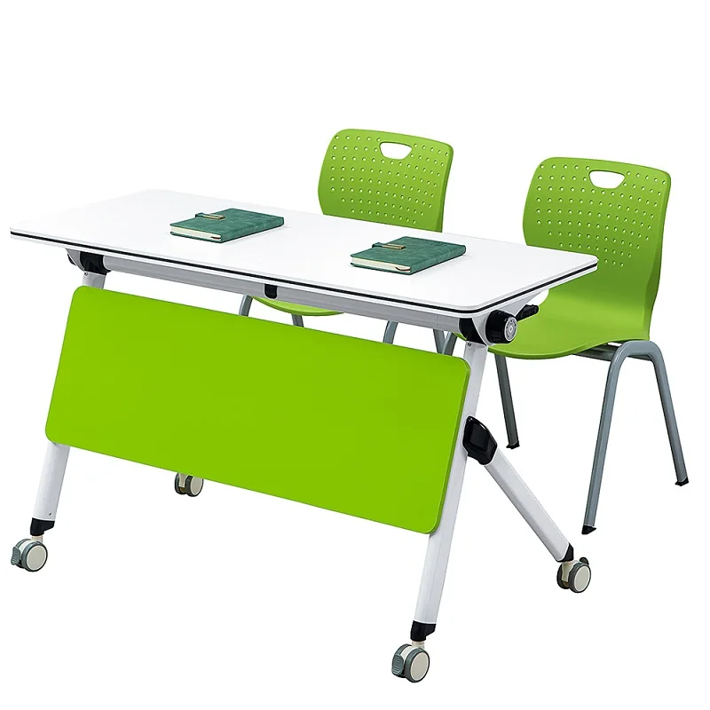China wholesale popular design primary school furniture metal student desk and chair classroom study table desk training chair