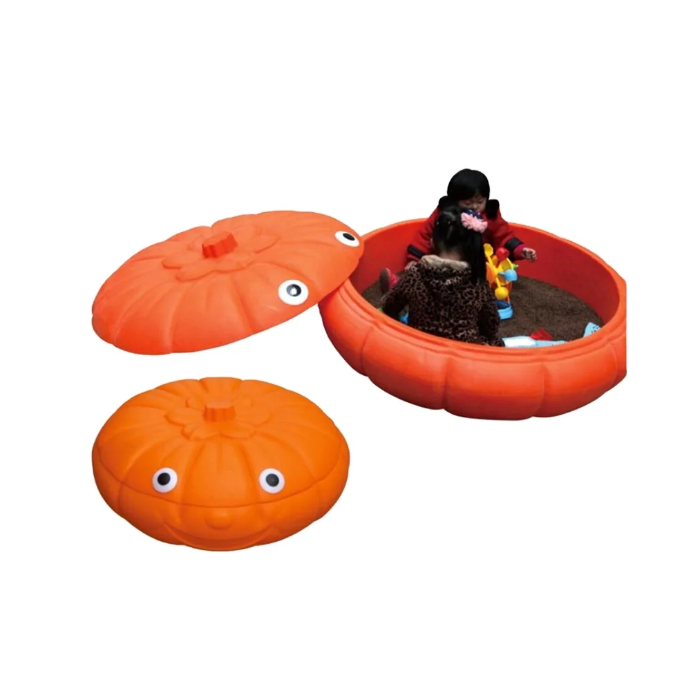 Amusement Children Game Indoor Soft Plastic Pumpkin Sandbox Outdoor Playground Set