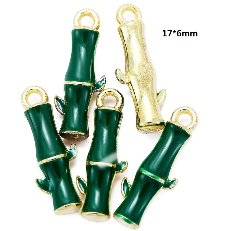 45 Styles Alloy Enamel Charm Cartoon Chinese Panda Bamboo Pendant Earrings Necklace DIY Designer Jewelry Accessories W222