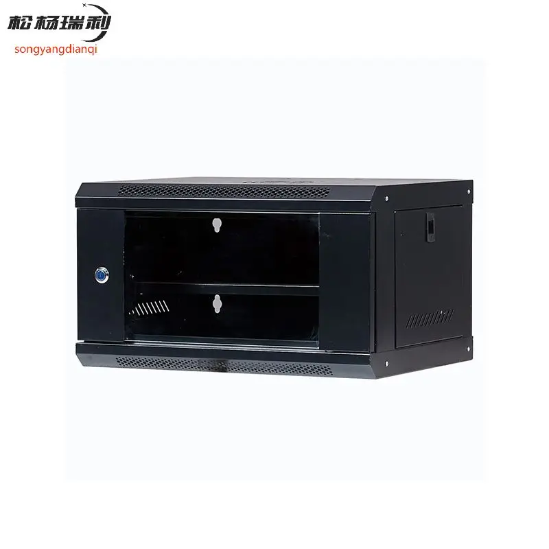 Высокое качество 4u настенное крепление корпус шкафа сервера 19 дюймов шкаф с блокировкой со стеклянной дверью