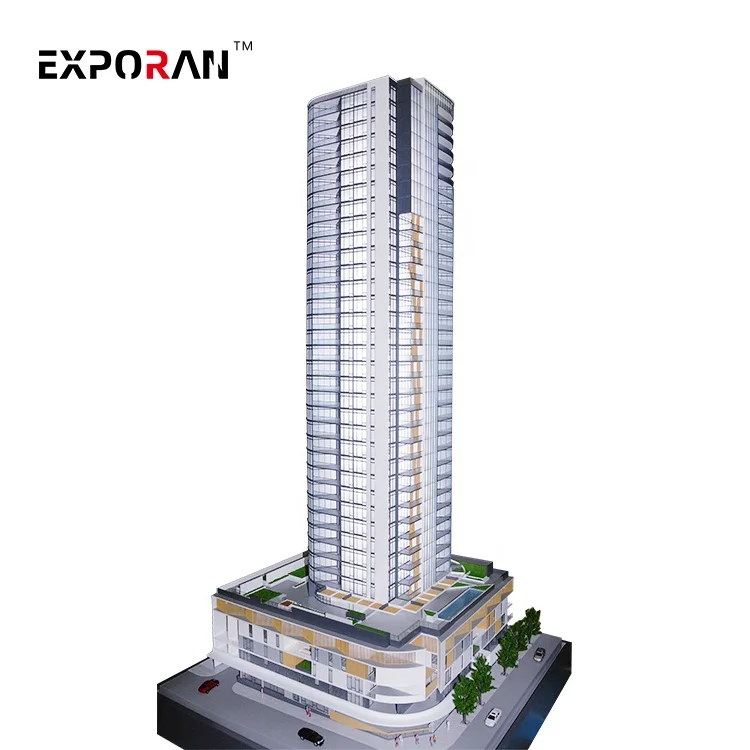 Refined real estate building model for real estate sales