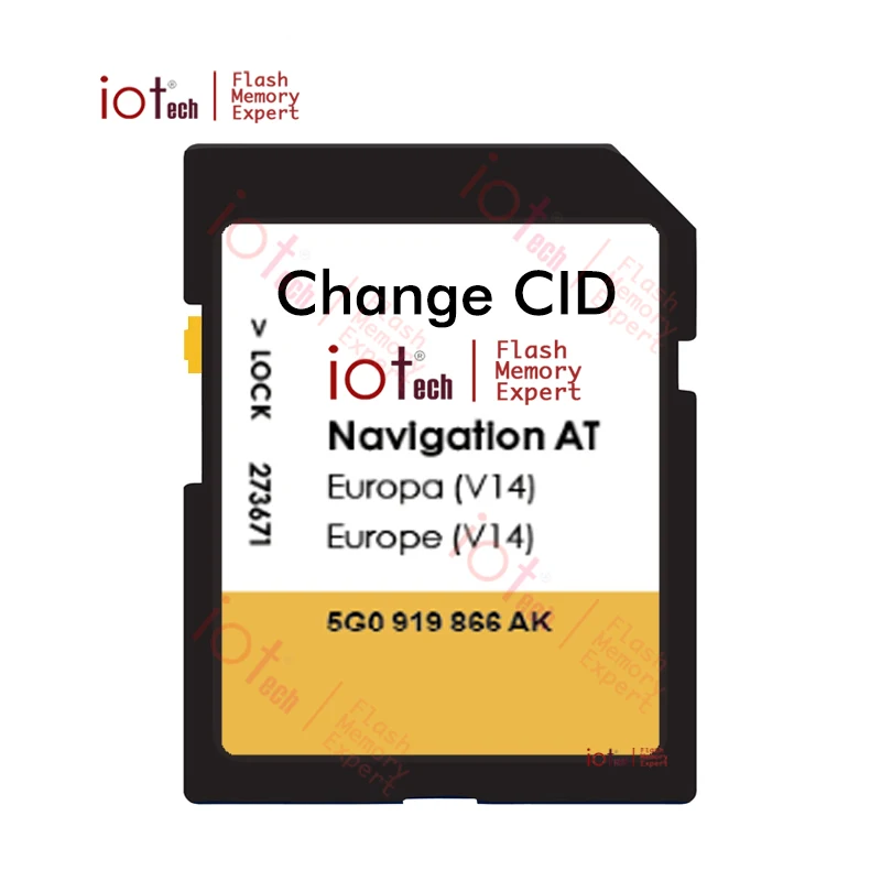 CID SD Latest Map Update Version Car GPS Navigation C2V6 Memory Card