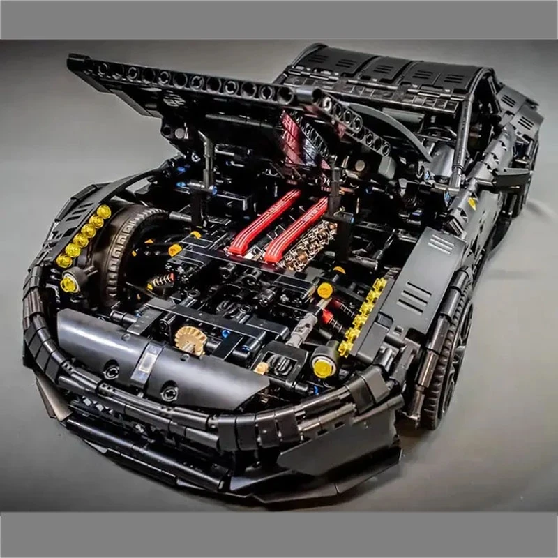 Jie Star 91102 новый обновленный автомобиль с дистанционным управлением Черный F12 конструктор Сборная модель набор MOC креативная игрушка для мальчика ребенка