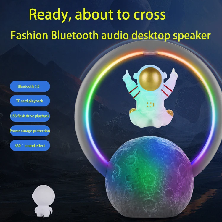 Maglev Astronaut Audio RGB Computer Stage Subwoofer Party Wireless Gaming Dj Karaoke Professional Mini Car Portable BT Speakers