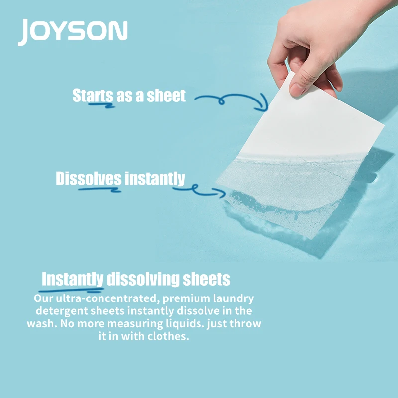 Laundry Tablets Strips Laundry Detergent Sheet Washing Powder Sheets Laundry Strips