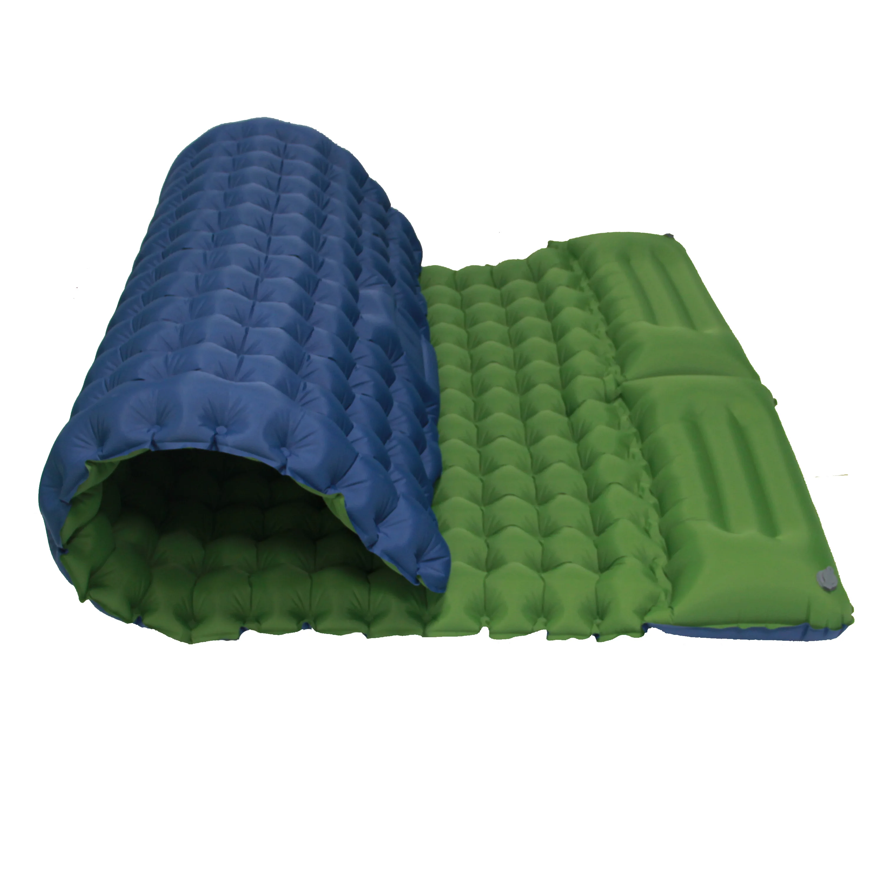 double camping sleeping pad camping sleeping pad mat double camping pad with pillow