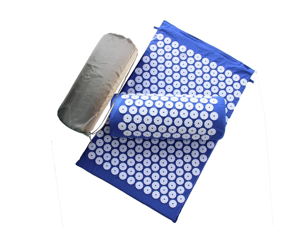 High Selling Wholesales Private Label Neck Pilowset Spikes Orangic Relief Yoga Message Acupuncture yoga mat