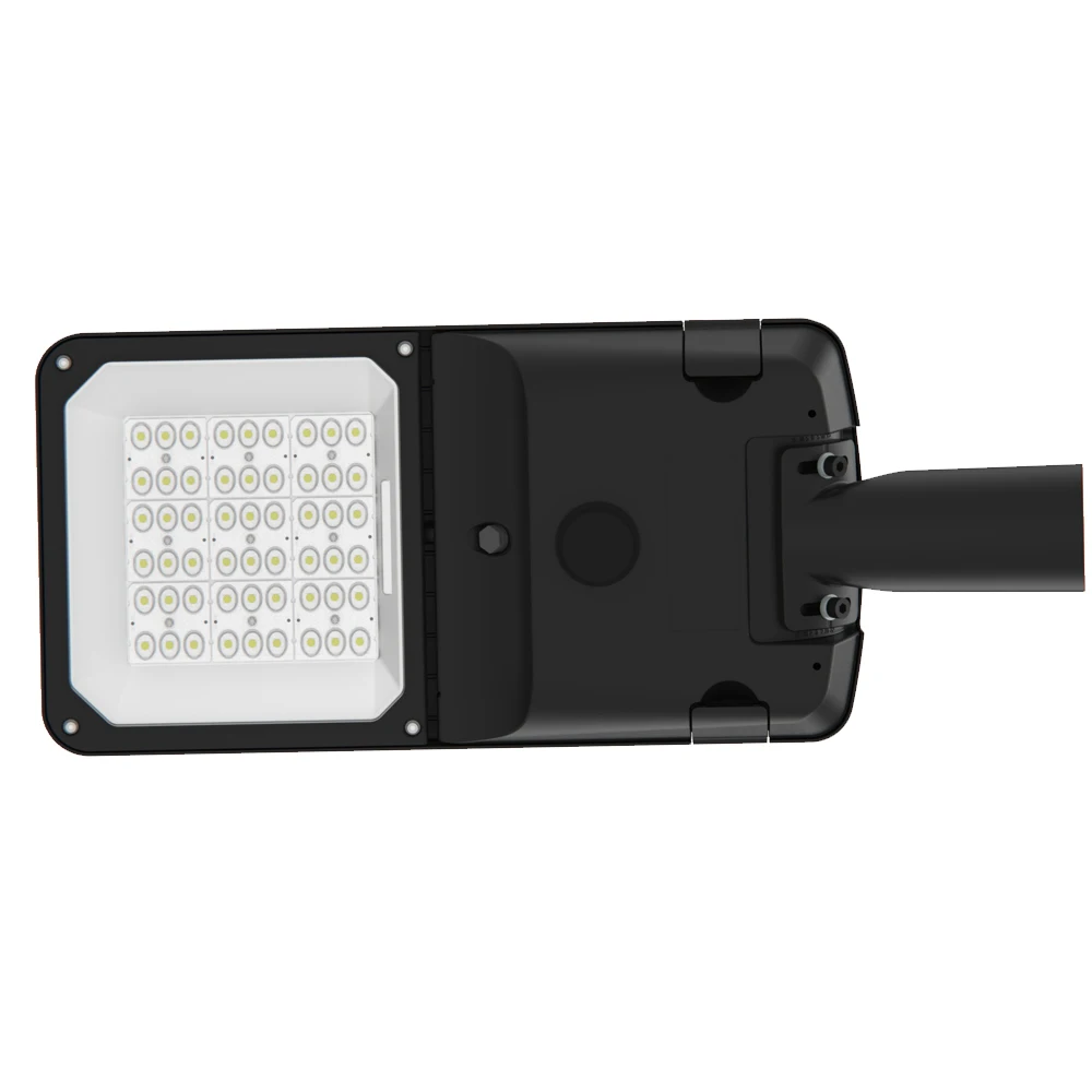 Smart city nema Zhaga D4i control outdoor led street light Tool free Die casting man IP66 100w led street light housings