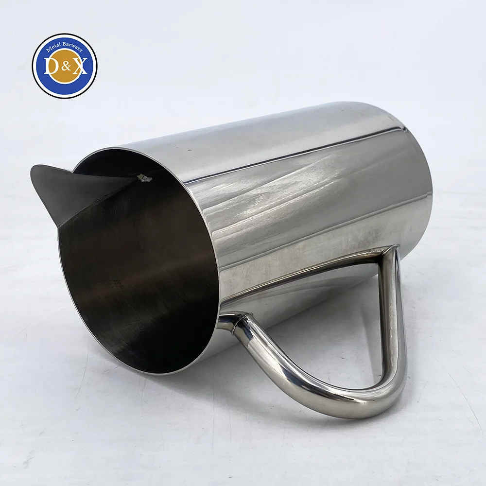 Custom Metal 2L Ice Water Beer Pitcher Jug Stainless Steel Tea Water Coffee Kettle