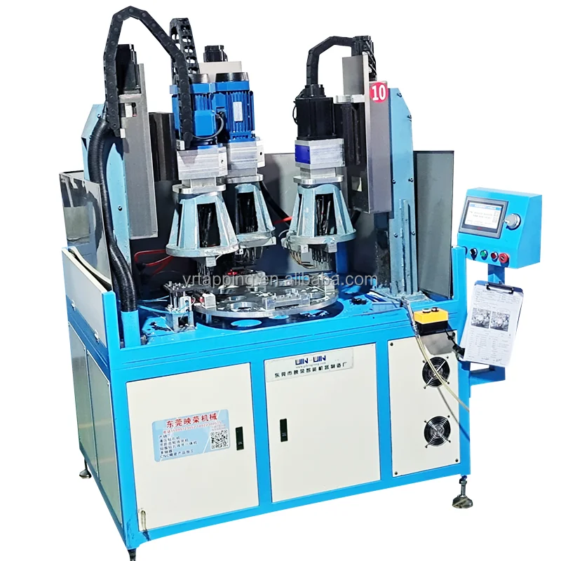 Dongguan manufacturer multiple spindle multi holes drilling tapping machine automatic for aluminum heat sink parts