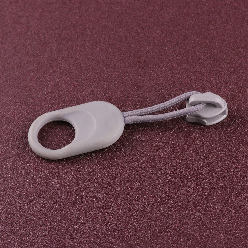 YUANXING Custom Logo Colorful Rubber Personalized Handbag Zipper Slider Rope Pulls Plastic Rope For Zipper