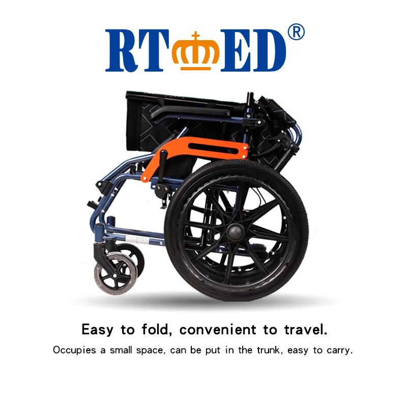 Best selling high quality Folding Manual Wheelchair lightweight wheel chair