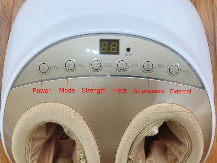 LUYAO Electric reflexology vibration shiatsu external air pressure  foot leg massage machine LY-309C