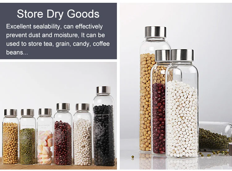 
Custom private label wholesale oem 500 ml glass bottles with metal lid 