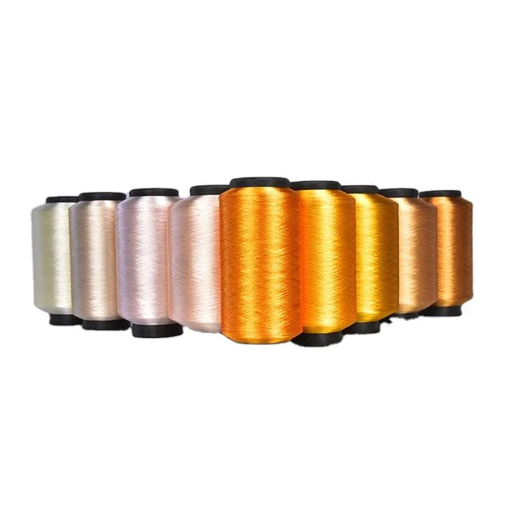 China factory 7536 embroidery twisted yarn fdy 100% polyester tex yarn 150/2 polyester yarn